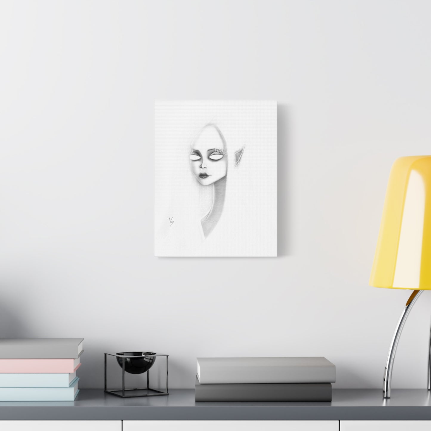 Snow Elf, 11x14 Canvas Print
