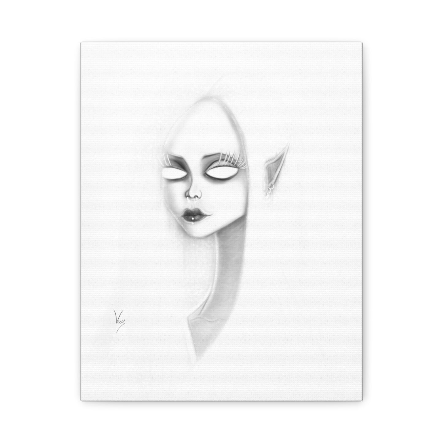 Snow Elf, 11x14 Canvas Print