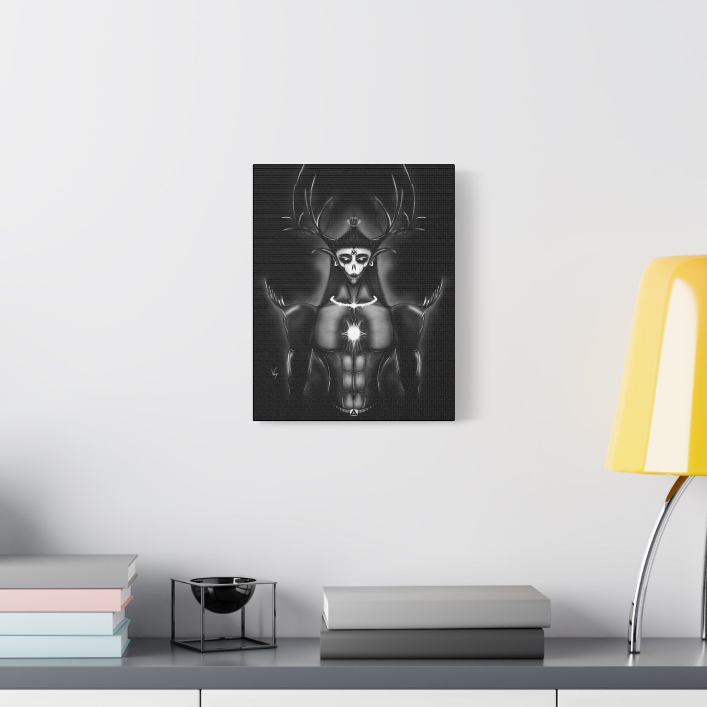 Lord of Black Sanguis, 11x14 Canvas Print