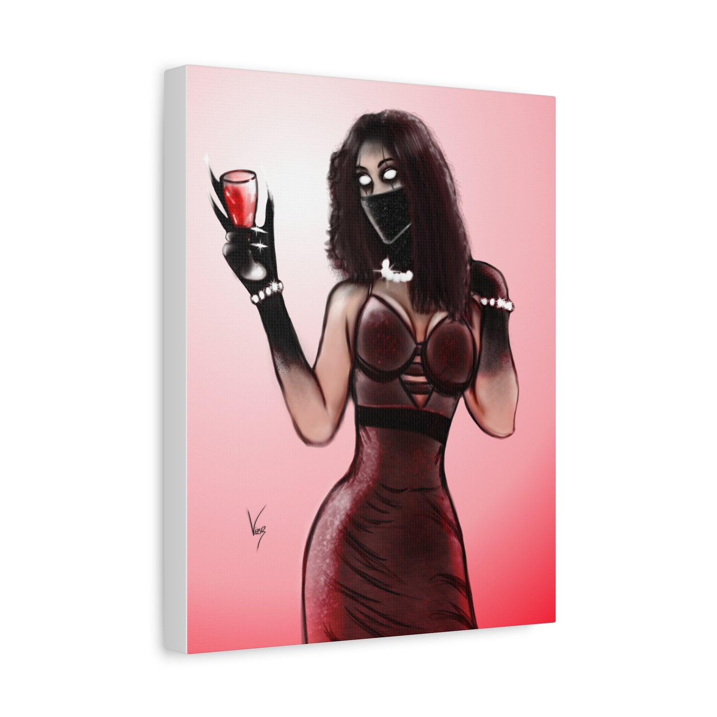 Lady V: VII, 11x14 Canvas Print