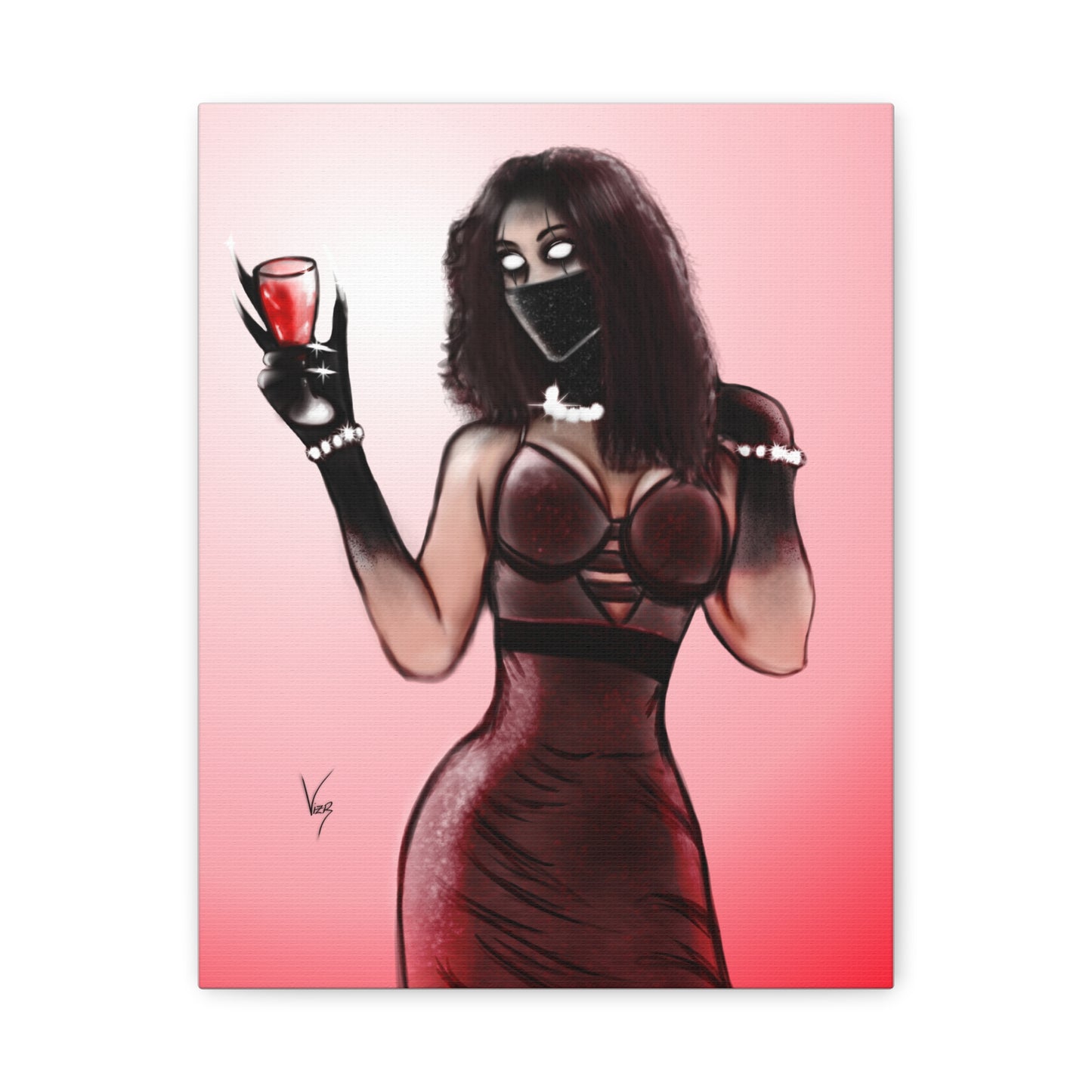 Lady V: VII, 11x14 Canvas Print