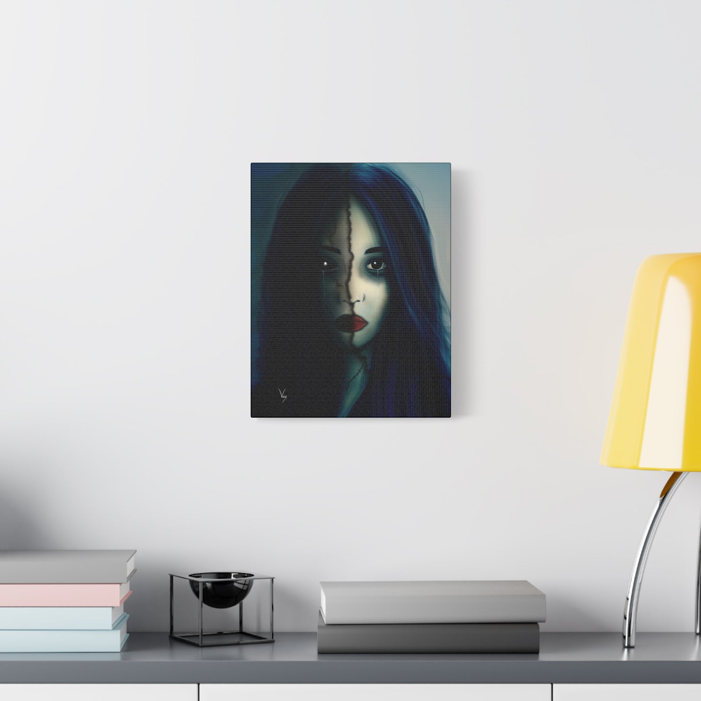 Lady Misfortune, 11x14 Canvas Print