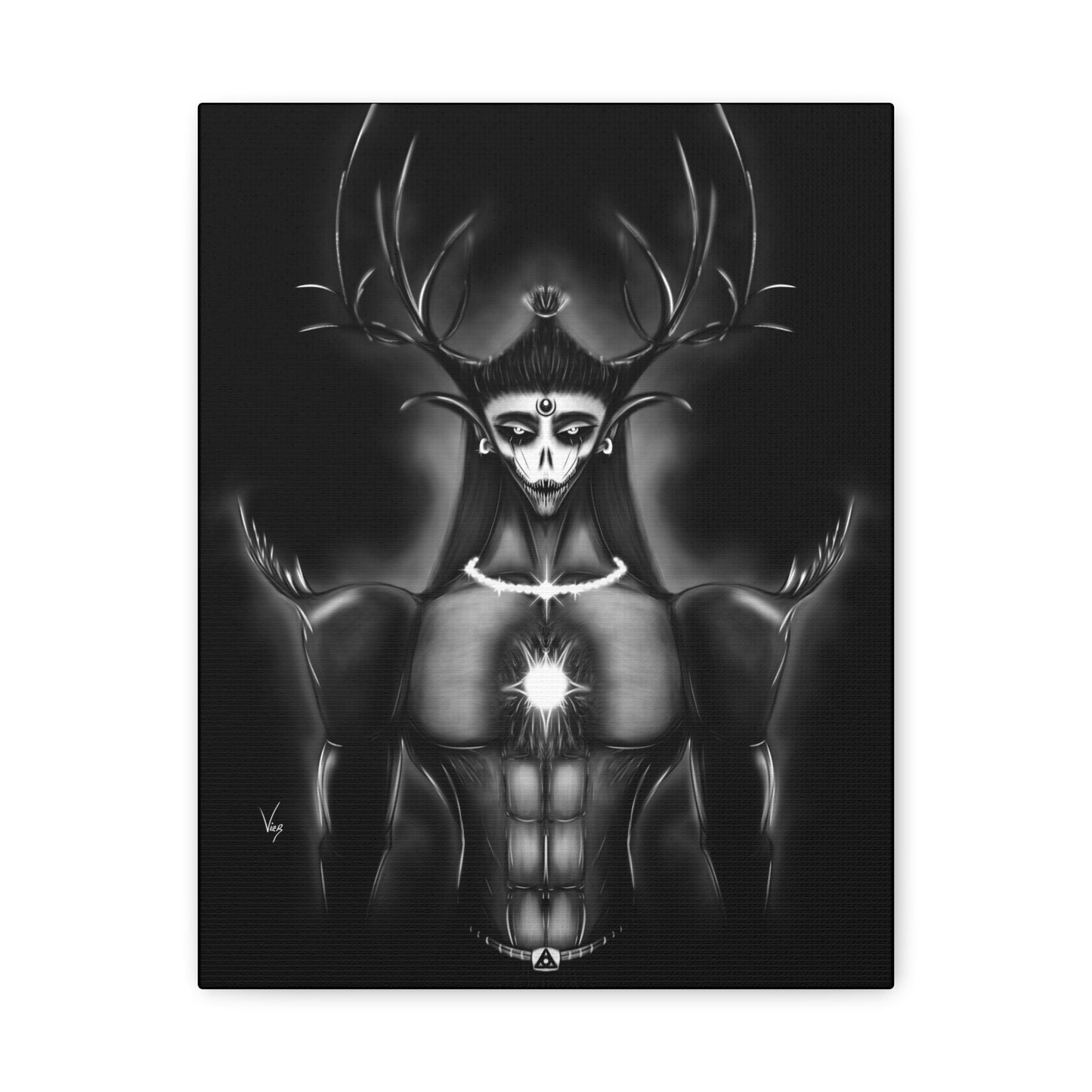 Lord of Black Sanguis, 11x14 Canvas Print