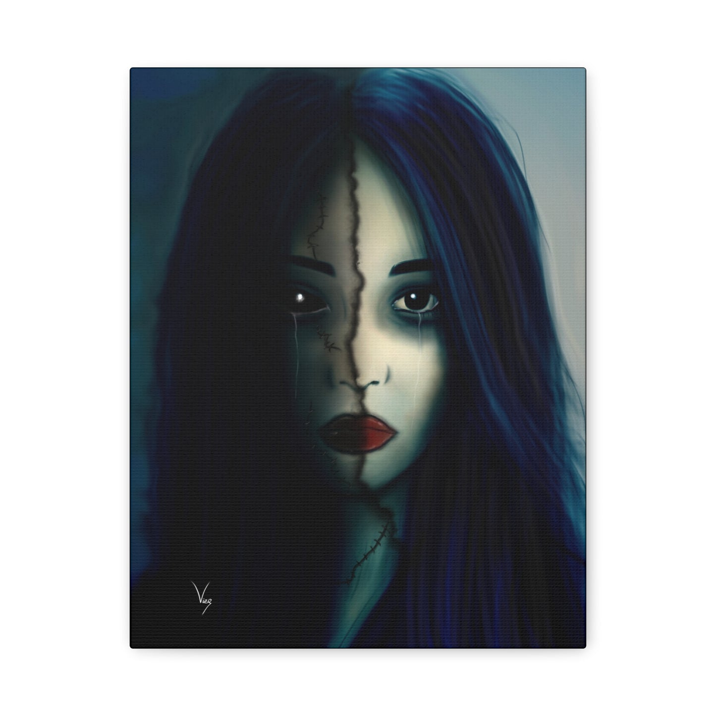 Lady Misfortune, 11x14 Canvas Print