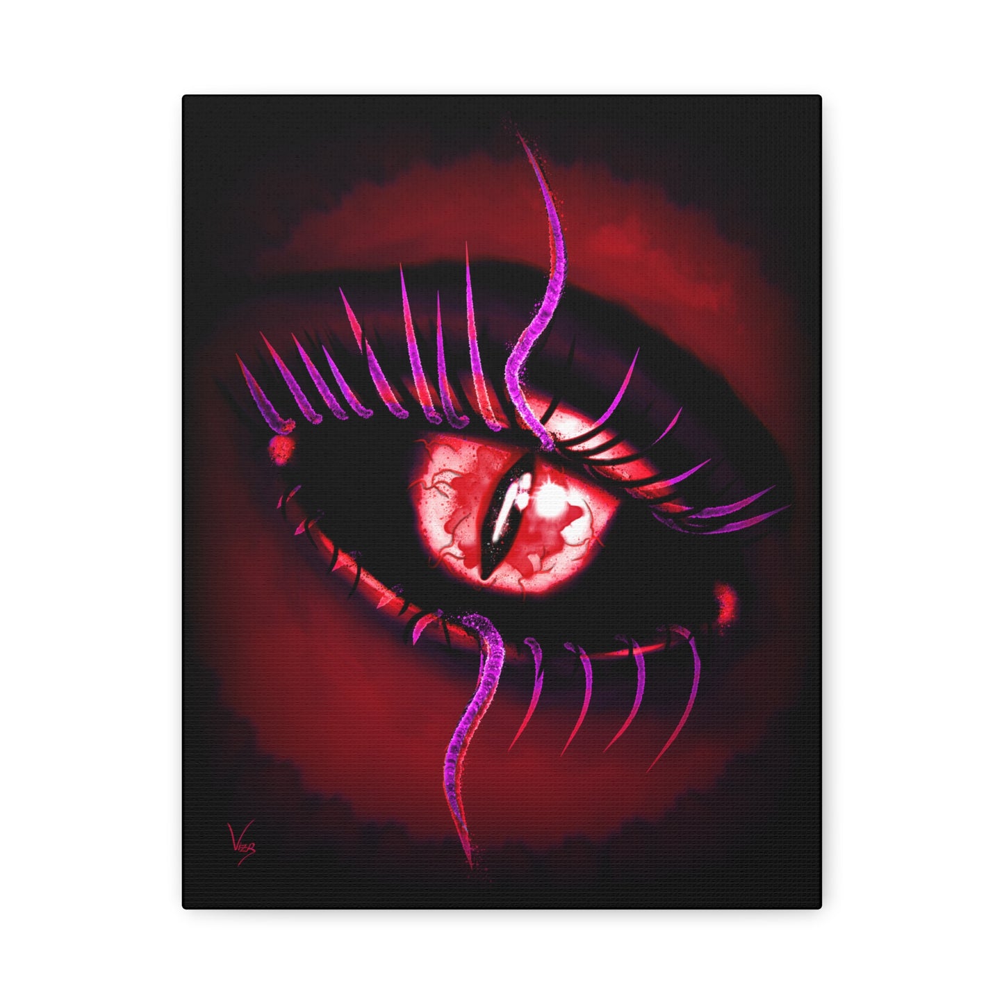 Mad God II, 11x14 Canvas Print