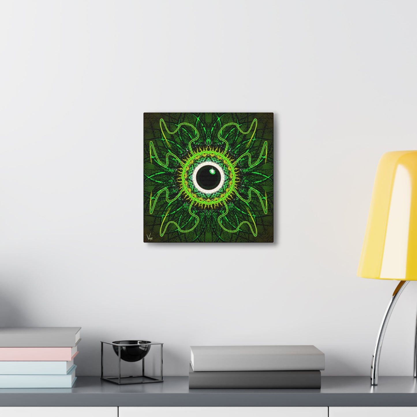 Hermaeus, The Unknowable 12" x 12" Canvas Print